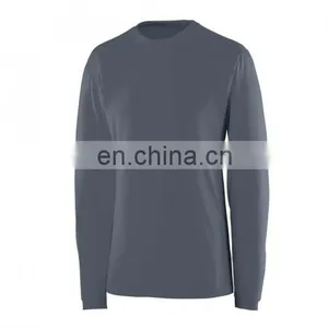 High Quality Long Sleeve Women Rash Guards / Tights Mma Mesh Sports Vests / Fitness Wear thumbnail-3