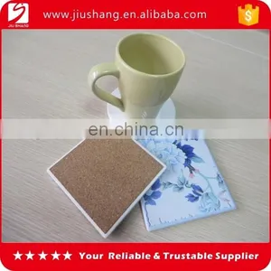 Hot Sale Cheap Custom High-quality White Water Absorbent Ceramic Coaster thumbnail-1