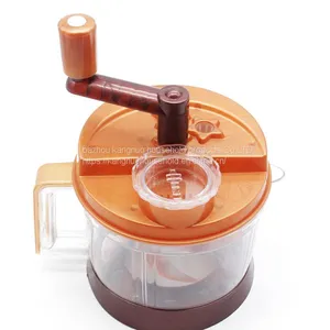 Mini Dry Food Grinder Plastic Grinder for Sale Manual Vegetable Cutter Industrial Food Chopper thumbnail-5