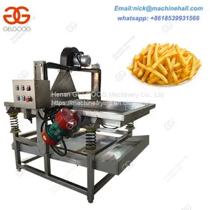 Vibrating Potato Fries De-oiling Machine/High Efficient Potato Chips De-oiling Machine/Potato Fries De-oiling Machine thumbnail-1