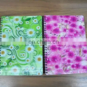 Wholesale Price 3D Effect Cover Lenticular Notebook thumbnail-1