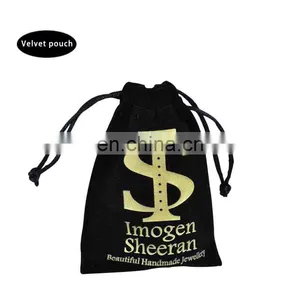 Custom Printed Velvet Drawstring Pouch Fabric Gift Bags Wholesale thumbnail-2