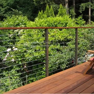 Simple Design Stainless Steel Diameter 4mm Cable Railing for Balcony thumbnail-5