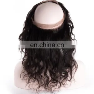 Virgin Hair 22.5*4*2 360 Frontals 360 Lace Band Frontal thumbnail-3