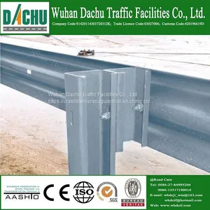 Galvanized Steel W-beam Crash Barrier Post thumbnail-4