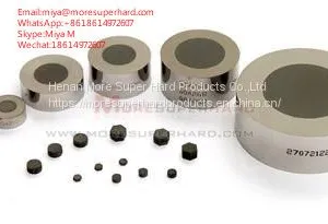 Tungsten Carbide Supported Diamond Die Blanks Used to Wire Drawing Miya@moresuperhard.com thumbnail-5