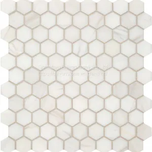 Polished Marble Mosaic Dolomite Mosaic Wall Hexagon Mosaic thumbnail-1