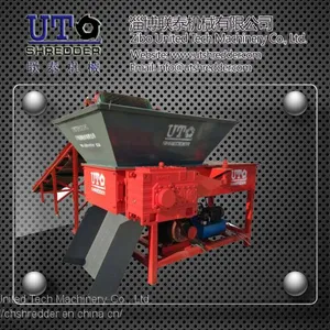 Single Shaft Shredder From Zibo United Tech Machinery Co., Ltd. High Quality Multifuncational Industrial Shredder thumbnail-1