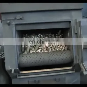 Steel Pipe Cleaning Equipment Automatic Small Sand Blasting Machine for Sale thumbnail-1