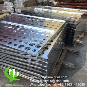 Architectural Aluminum Wall Cladding CNC Metal Perforated Sheet thumbnail-1