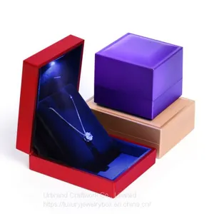 China Factory Price Square LED Ring Box With Custom Logo thumbnail-5