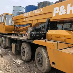 USED P&H 50TON MOBILE TRUCK CRANE thumbnail-4