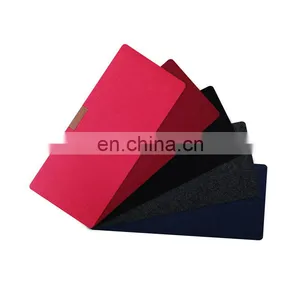 Amazon Hot Sale Long Mouse Felt Pad Computer Desk Mat Non-slip Hand Pad thumbnail-4