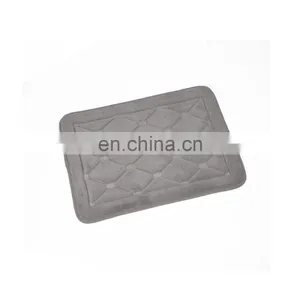 Bathroom Mats Non Slip Bath Floor Mats Water Absorbent Coral Fleece Surface Fast Dry Soft Comfortable Stylish Bathroom Rugs thumbnail-4