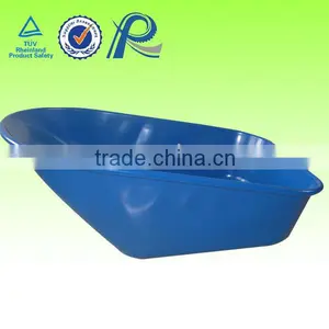 OEM Avaliable Poly Wheel Barrow Tray Size 7CU.FT thumbnail-1