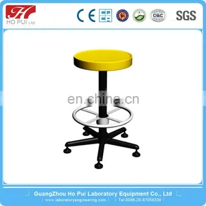 Laboratory Chair With Wheels,Lab Stool Metal Swivel Bar Chairs thumbnail-5