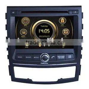 Hot Sale Factory Price Car Navigation System for Ssangyong Korando With GPS/Bluetooth/Radio/SWC/Virtual 6CD/3G Internet/ATV/ thumbnail-1
