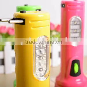 Indoor Cheap 6+3led Plastic Rechargeable Flashlight thumbnail-4