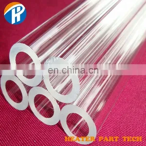 Transparent Clear One End Close Quartz Tube thumbnail-1