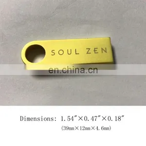 Promotional Gift USB 3.0 Interface Custom Laser Engraving Logo 8GB Metal USB Stick thumbnail-3