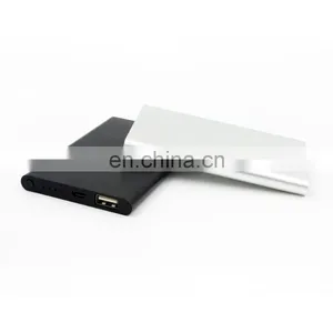 2020 Oem Logo Printing Aluminum Power Bank Colorful Super Thin Metal Power Charger Laser Print Charger thumbnail-2
