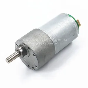 Mini DC Gear Motor 12V 24V D Shaft 37mm Gearbox Motor Reduction Small Electric Motor With Encoder thumbnail-5
