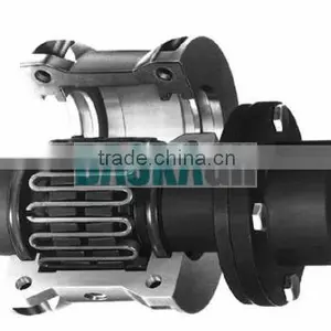 High Transmission Efficiency Keyed Grid Coupling With Double Flanges thumbnail-1