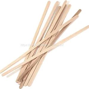 Stirrer Coffee Wholesale Made In China Disposable Bamboo Wood Stirrer Coffee Eco Friendly AB Grade Various Sizes Material Birch Wood thumbnail-3