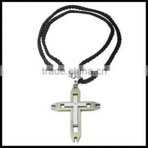 Titanium Steel Pendant Cross thumbnail-1