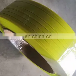 Colorful Strong Tension Green Embossed Plastic PET Strap Roll Polyester Pallet Strapping Belt for Cargo Packing thumbnail-4