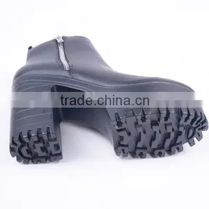 Fashion Western High Ankle Military Quality Double Zipper Dance Boots With High Platform thumbnail-6