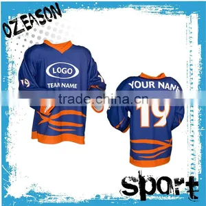 High Quality Ice Hockey Jersey Set Latest Design Supplier's Choice thumbnail-5