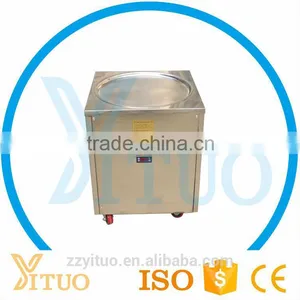 Hot Sale Thailand Single Pan Fried Ice Cream Rolled Making Machine With Secop or Panasonic Compressor Ice Cream Making Machine thumbnail-6
