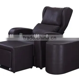 Modern Black Leather Recliner Sofa thumbnail-1