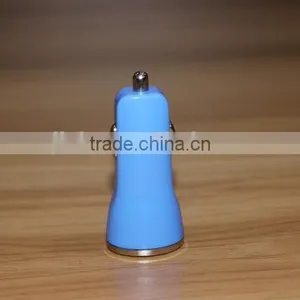 2016 New Fashion Design Dual USB Car Charger 5v2a Rapid Charging With Kinds of Color thumbnail-4