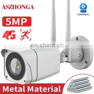 5MP Wireless 4g Security IP Camera CCTV Night Vision Outdoor Home Surveillance Cam Two-way Audio IR Night Vision CamHipro thumbnail-2