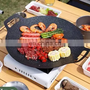 Barbecue Plate Induction Cooker Maifan Stone Korean Pot Outdoor Teppanyaki Household Business Bbq Camping Plate thumbnail-4