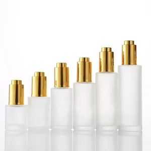 High Quality Good Price Flat Shoulder Drpper Bottle With Press Button thumbnail-3