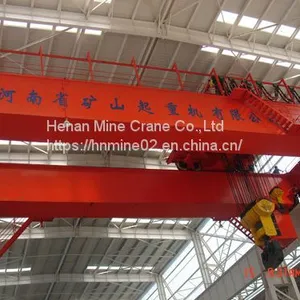 General Type Winch Trolley Double Girder Bridge Crane A6 Heavy Duty thumbnail-2