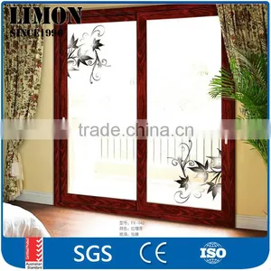 Aluminum Safety Decorative Balcony Glass Sliding Door thumbnail-1