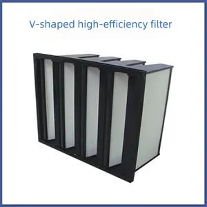 V-shaped High-efficiency Filter W-shaped High-efficiency Filter Screen thumbnail-4