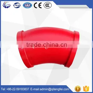 DN125mm*R275mm 45 Degree Concrete Pump Elbow thumbnail-5