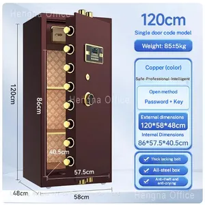 Modern High Security Luxury Home Safe | With Biometric Fingerprint Scanner | Smart Safe for High-End Residences thumbnail-4