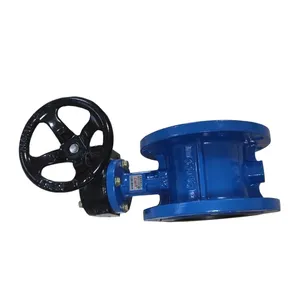 BS Thermal Power Station Butterfly Valve Size-DN1000 WCB GGG50 Cast Steel Manual /worm/electric Double Eccentric Hard Seal thumbnail-3