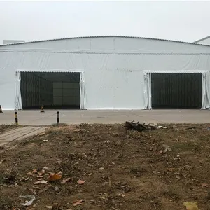 Warehouse Canopy With Surrounding Cloth, Foldable Electric Retractable Awning Manufactured by Factory. thumbnail-2