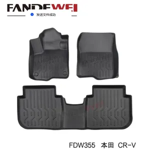 Use for HONDA CR-V Odorles 3D Auto Carpet Car Floor Mat Luxury Carpet Easy to Clean Anti-slip Makers Custom All Weather Zero Formaldehyde Waterproof thumbnail-3