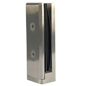 SS304 Glass Spigot Square Shape Friction Fit Mirror Finish Easy Installation for Glass Decking thumbnail-4