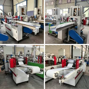Paper Napkin Tissue Folding Machine Embossing Printing Packing Maker Tissue Paper Napkin Making Machine thumbnail-3