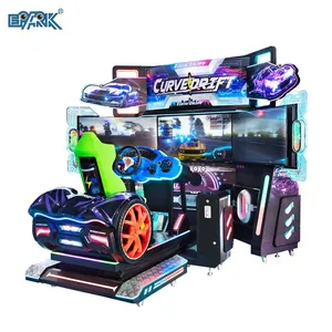 Triple Screen Racing Arcade Machine Curve Drift Dynamic Driving Simulator for Commercial Game Centers and FEC Operators thumbnail-2