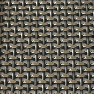 Deep-textured Stainless Steel Woven Mesh, Suitable for Elevator Car Walls, Luxury Decorative Panels, and Reception Areas thumbnail-3
